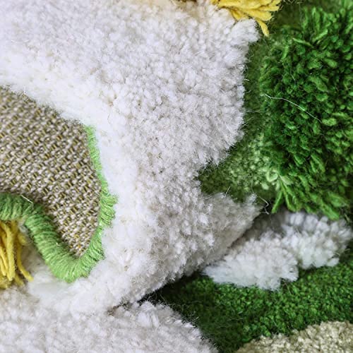 Irregular 3D Stereo Moss Carpets for Living Room Shaggy Soft Bedroom Bedside Floor Mat