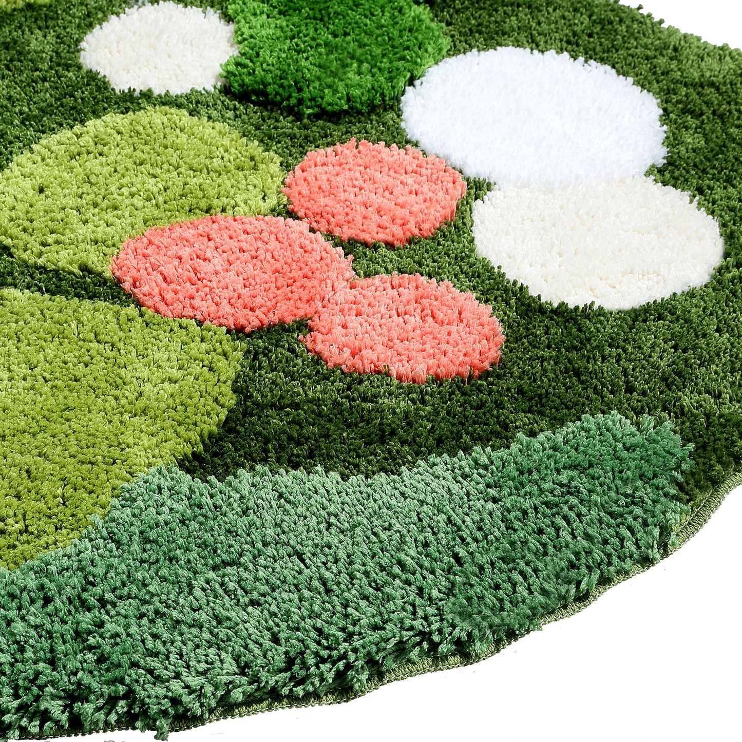 3D Moss Handmade Tufted Area Rug for Living Room Green Moss Carpet