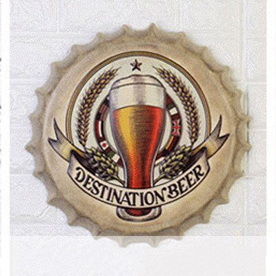 Personalized Beer Cover Creative Wall Lamp Living Room Restaurant Bar Wall Lamp Decoration Tie Yi Loft Retro Wall Light