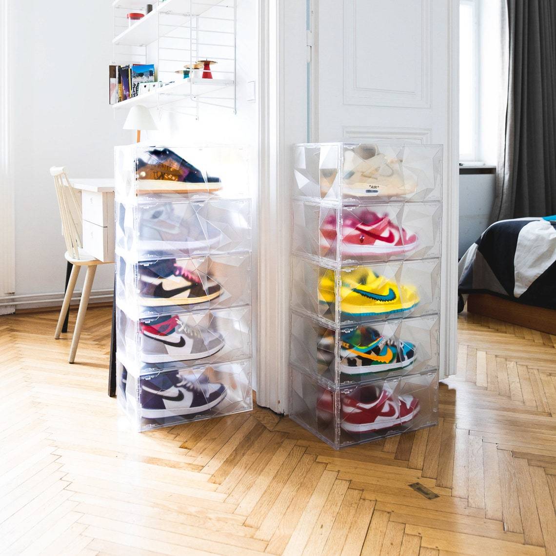 Kighka Stackable Shoe Container