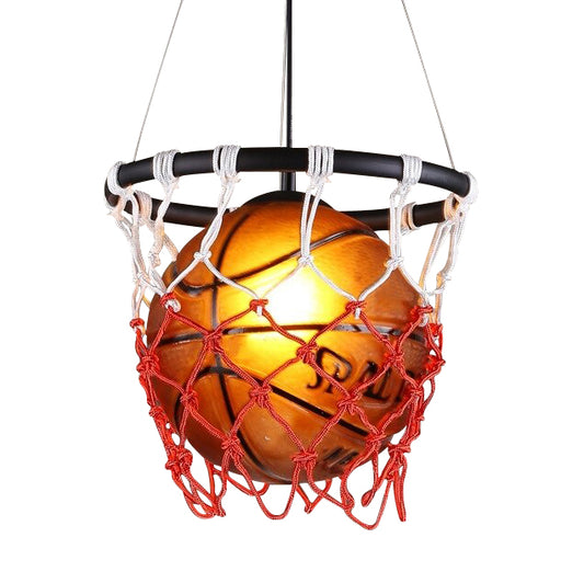 Kighka Retro Decorative Basketball Chandelier