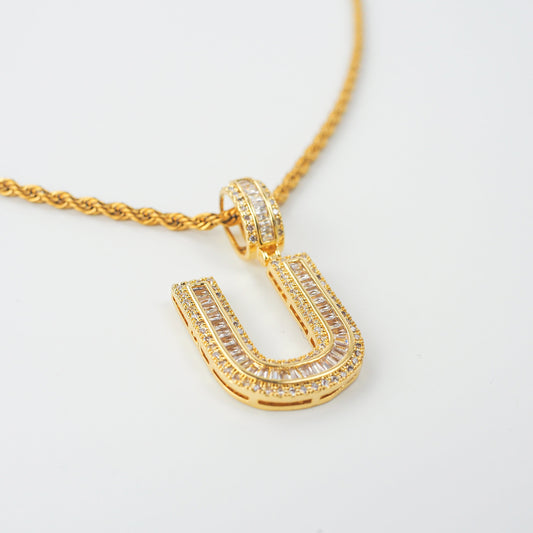 US Diamond Pendant Necklace
