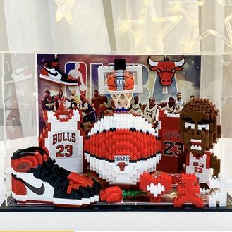 Kighka Assembled NBA Accessories Lego Souvenir