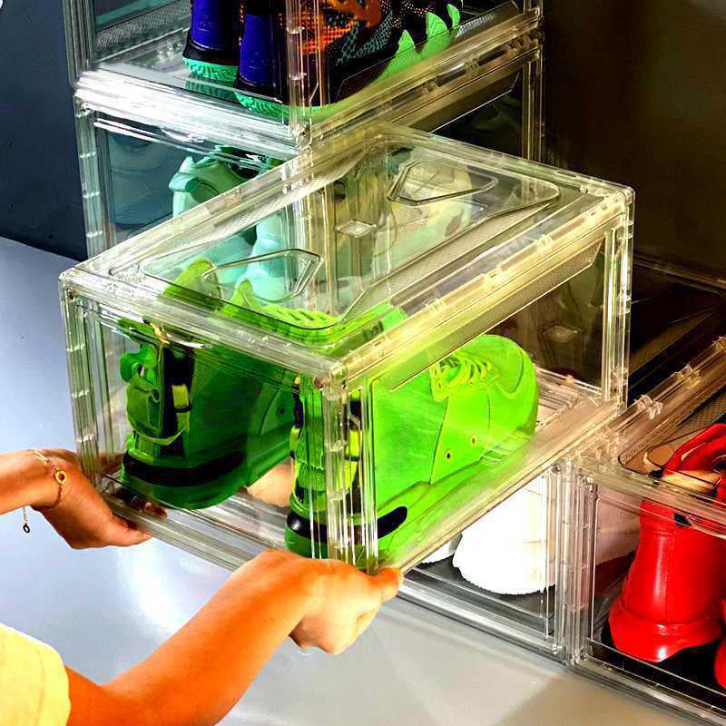 Kighka Acrylic Transparent Storage Shoe Box
