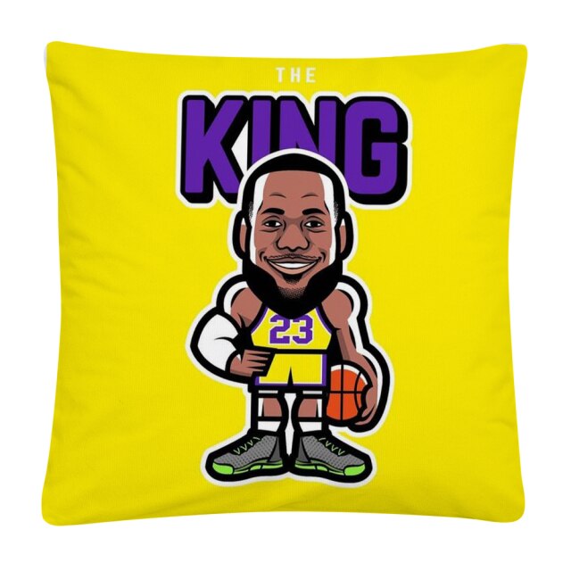 Kighka Basketball Homemade Cartoon Plush Pillow Case